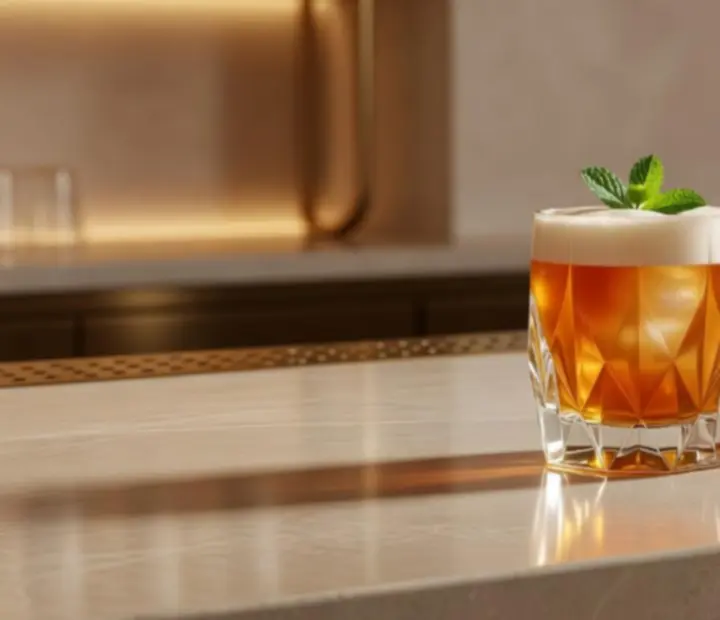Autorskie koktajle podawane na eleganckim barze w Eatery House